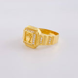 Anillo Corona Egipcia 6g / T10 1/4 Oro Amarillo 18K