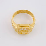 Anillo Corona Egipcia 6g / T10 1/4 Oro Amarillo 18K