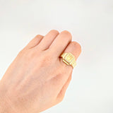 Anillo Corona Egipcia 6g / T10 1/4 Oro Amarillo 18K