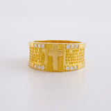 Anillo Oración Especial 8.9g / T10 Oro Amarillo 18K
