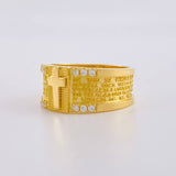 Anillo Oración Especial 8.9g / T10 Oro Amarillo 18K