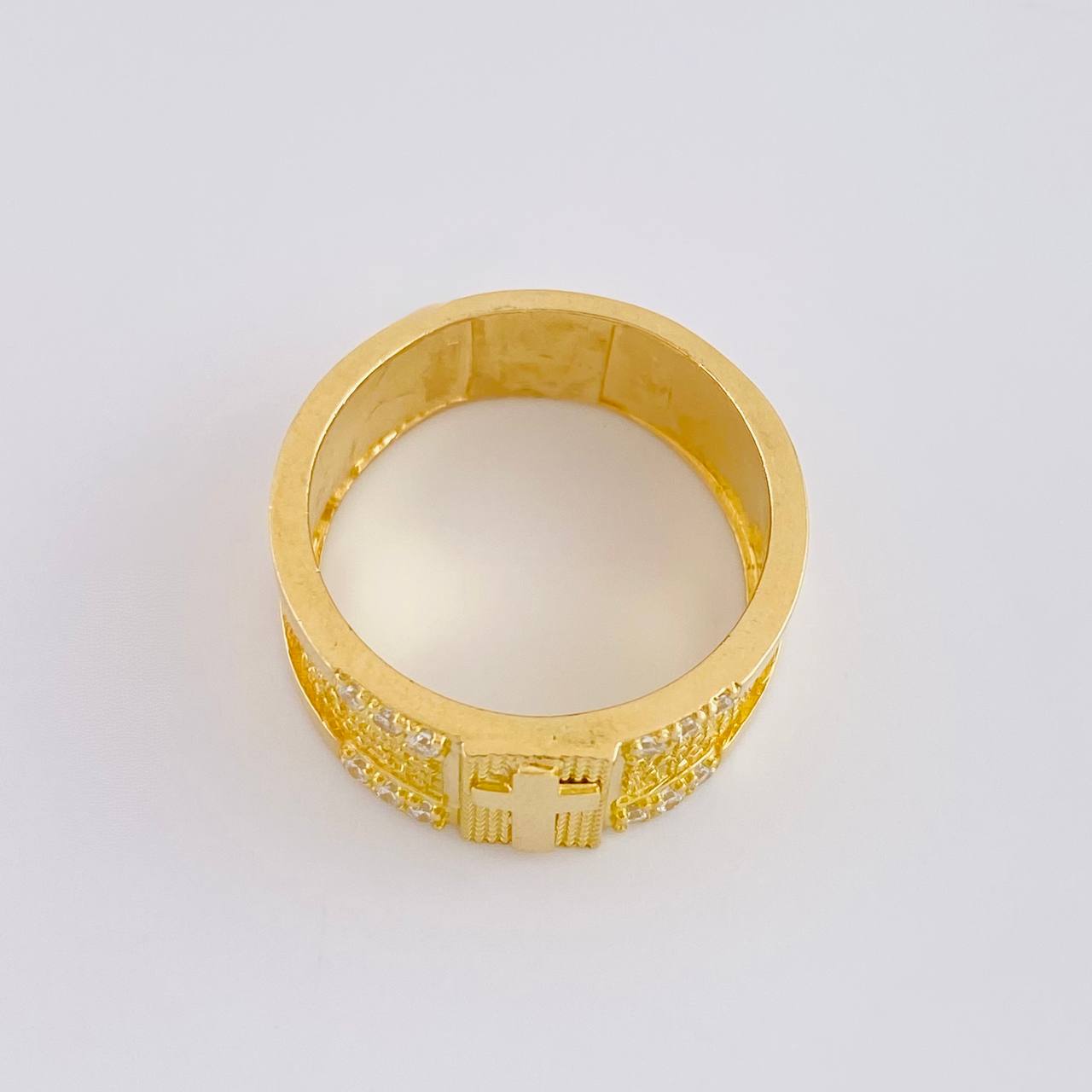 Anillo Oración Especial 8.9g / T10 Oro Amarillo 18K