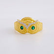 Anillo Búho 4.45g / T7 1/2 Oro Amarillo 18K