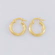 Candongas Emmi 1.1g / 1.15cm Oro Amarillo 18K