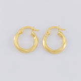 Candongas Emmi 1.15g / 1.15cm Oro Amarillo 18K