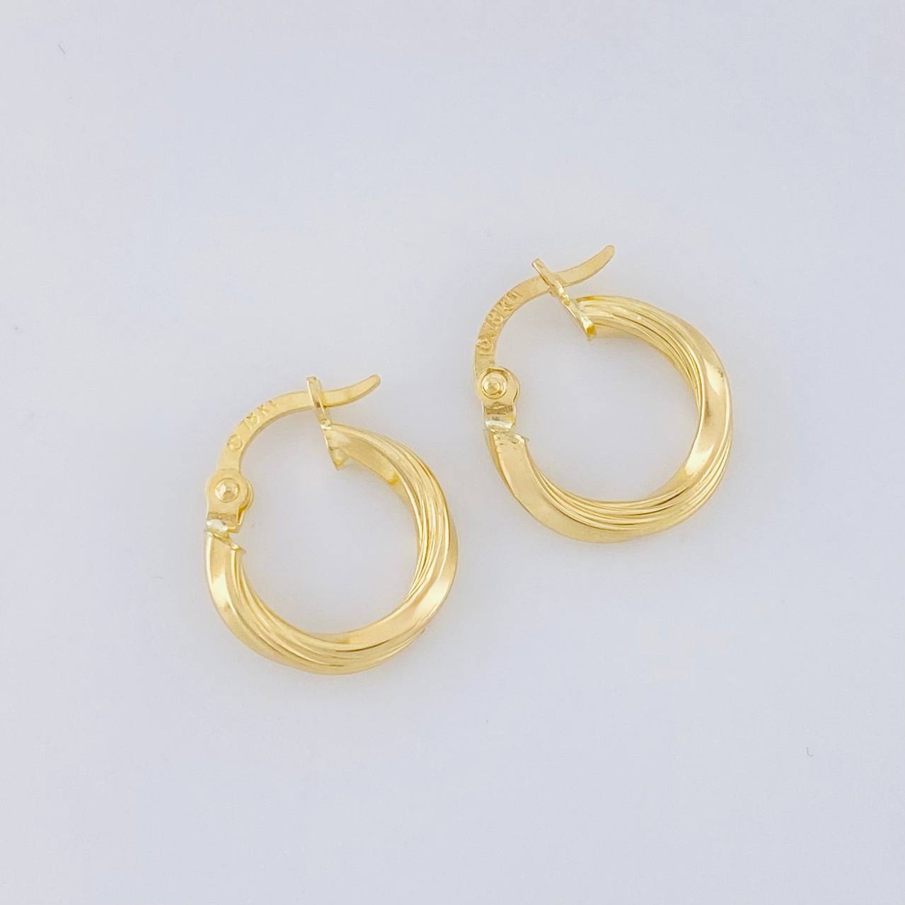 Candongas Emmi 1.1g / 1.15cm Oro Amarillo 18K