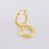Candongas Emmi 1.1g / 1.15cm Oro Amarillo 18K