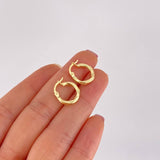 Candongas Emmi 1.15g / 1.15cm Oro Amarillo 18K