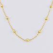 Cadena Tipo Militar Diamantada 4.45g / 46cm / 1.3mm Oro Amarillo 18K