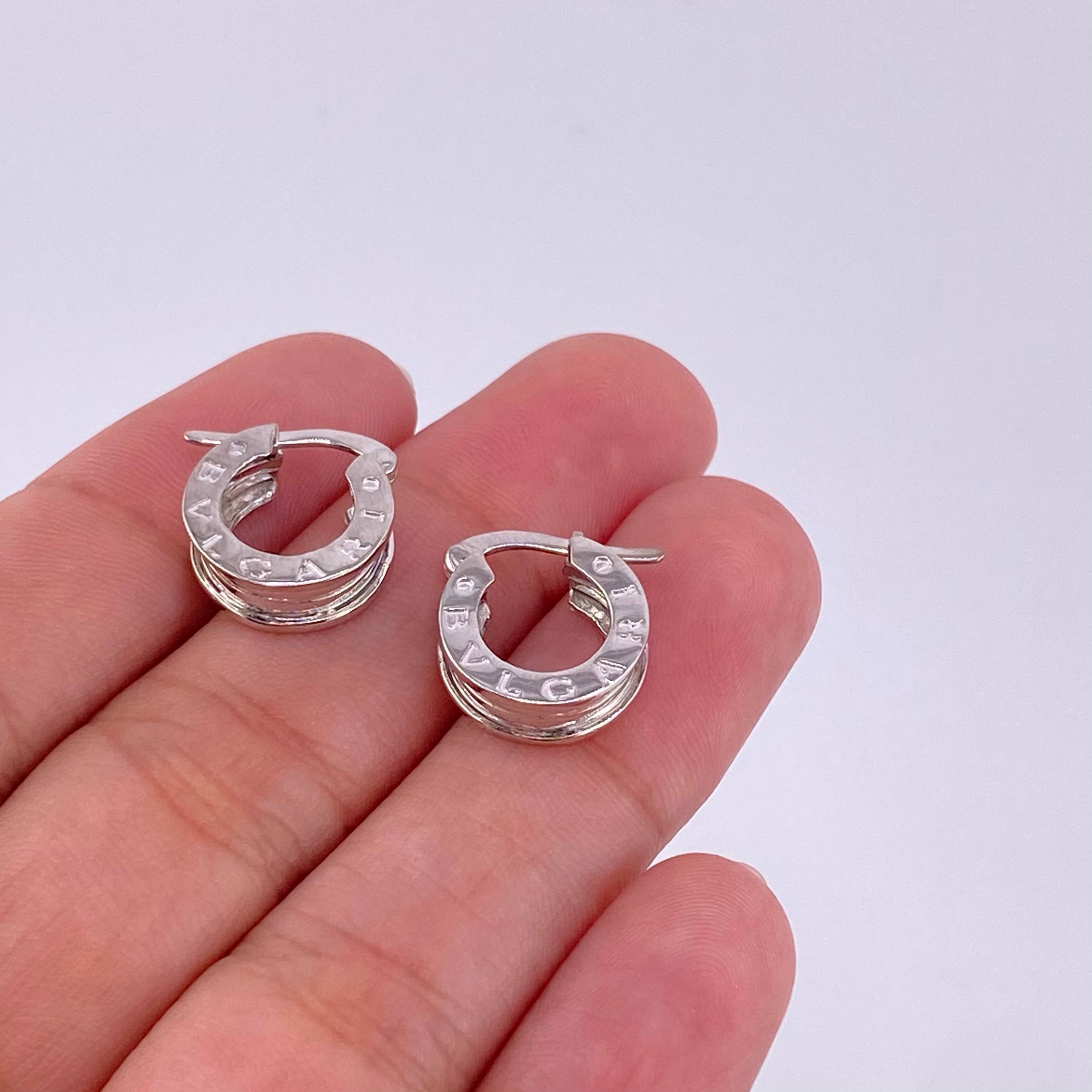 Candongas Rustica 4.05g / 1.2cm Oro Blanco 18K