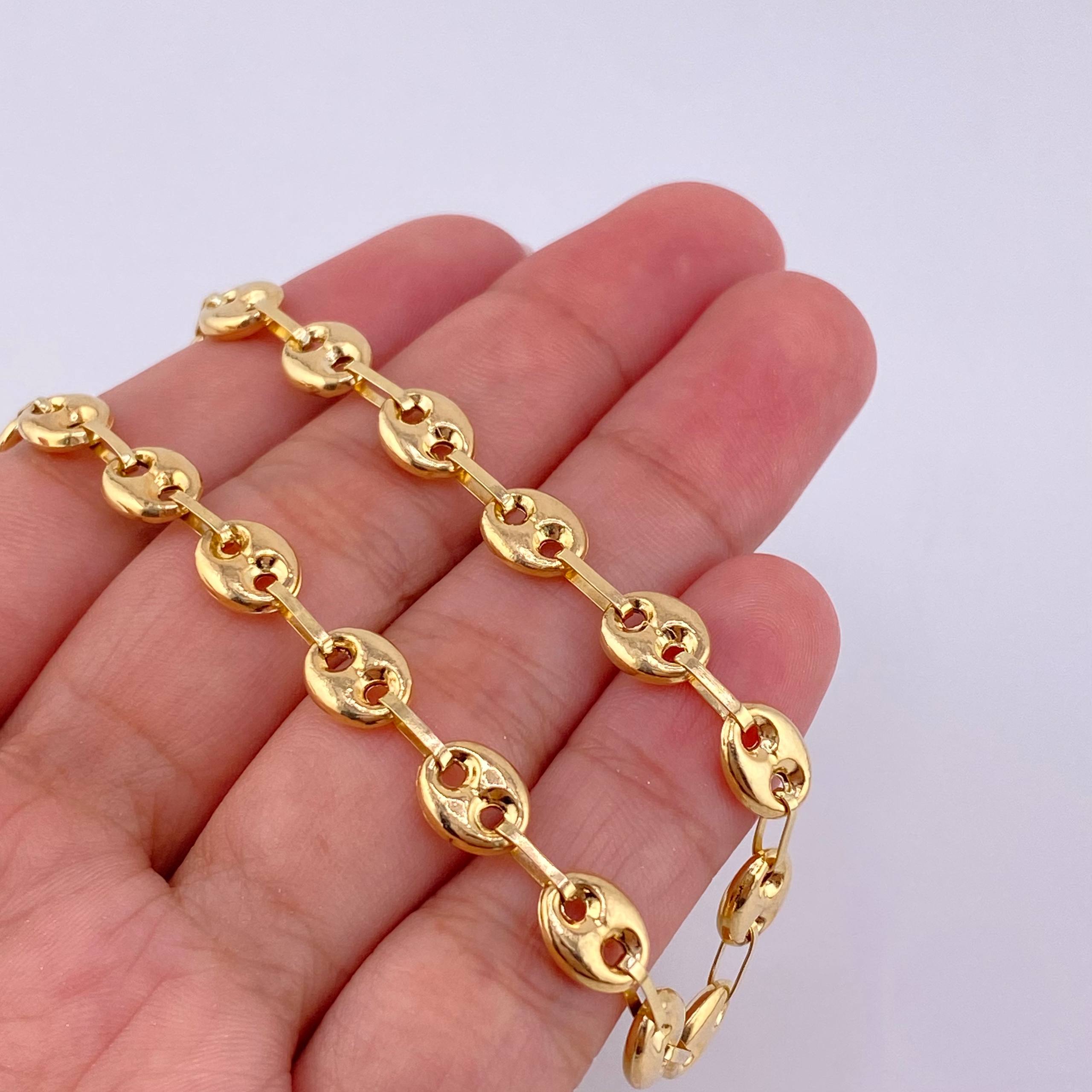 Cadena GC 11.35g / 50cm / 6.3mm Oro Amarillo 18K