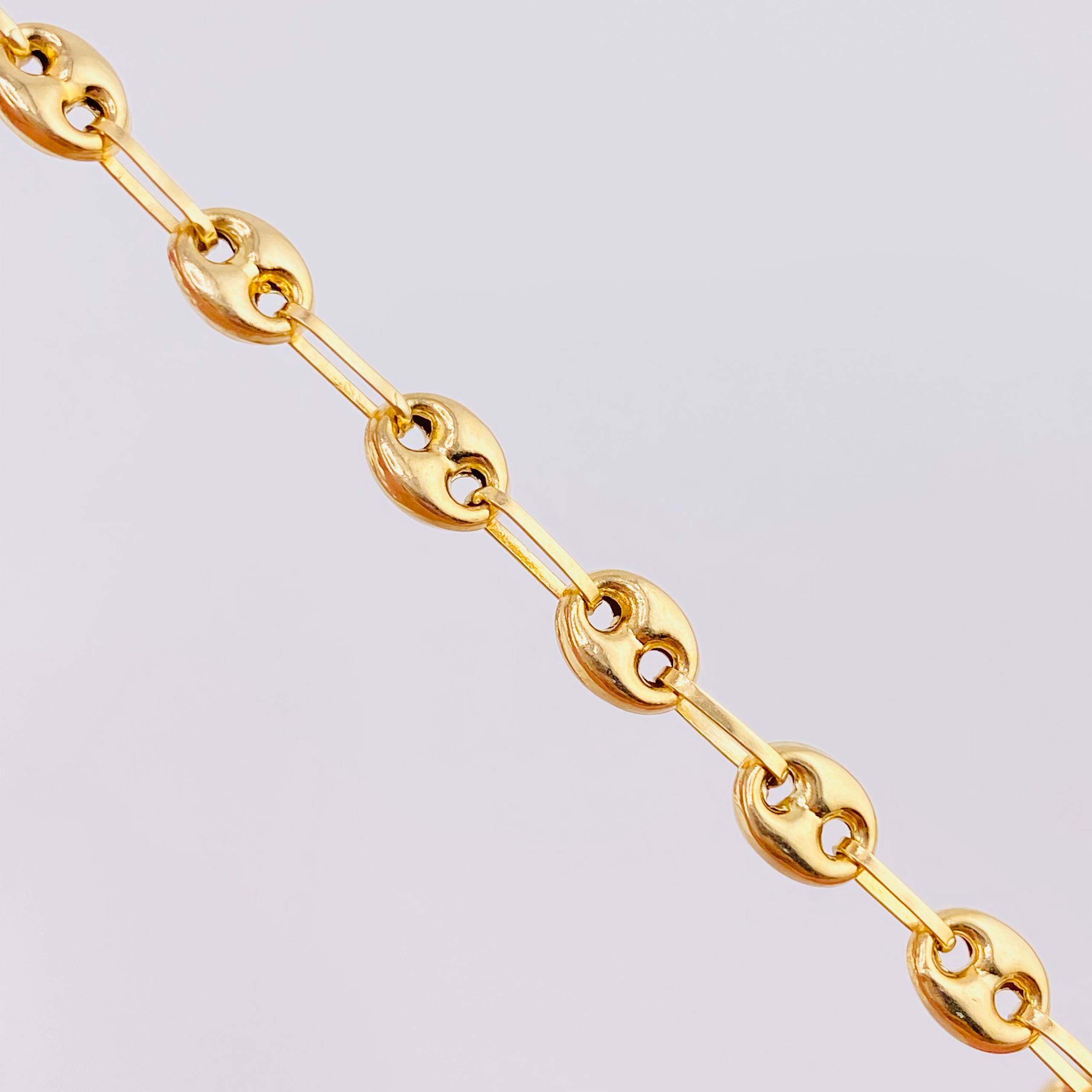 Cadena GC 6.15g / 50cm / 4.2mm Oro Amarillo 18K