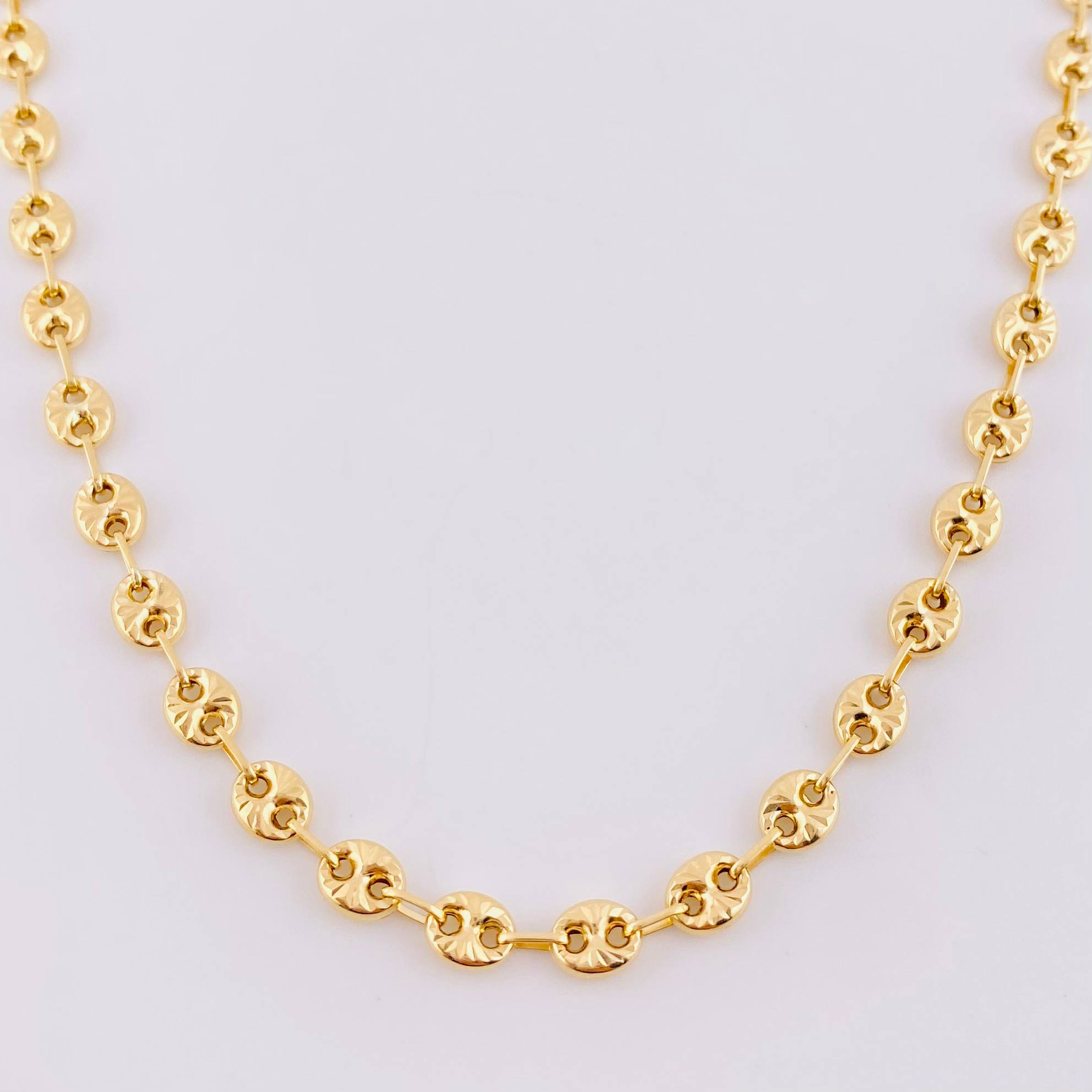 Cadena GC Diamantada 11.7g / 60cm / 4.85mm Oro Amarillo 18K