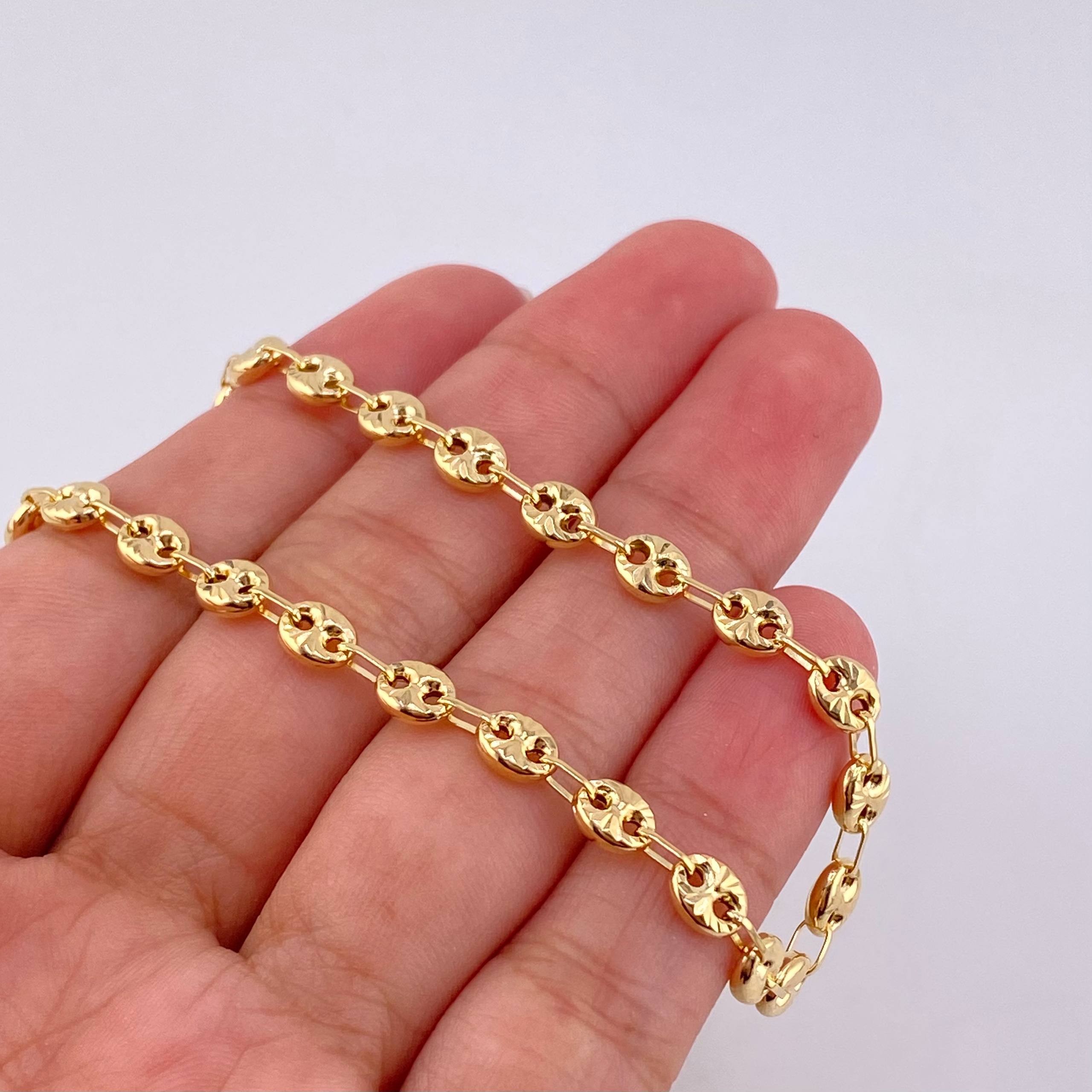 Cadena GC Diamantada 11.7g / 60cm / 4.85mm Oro Amarillo 18K