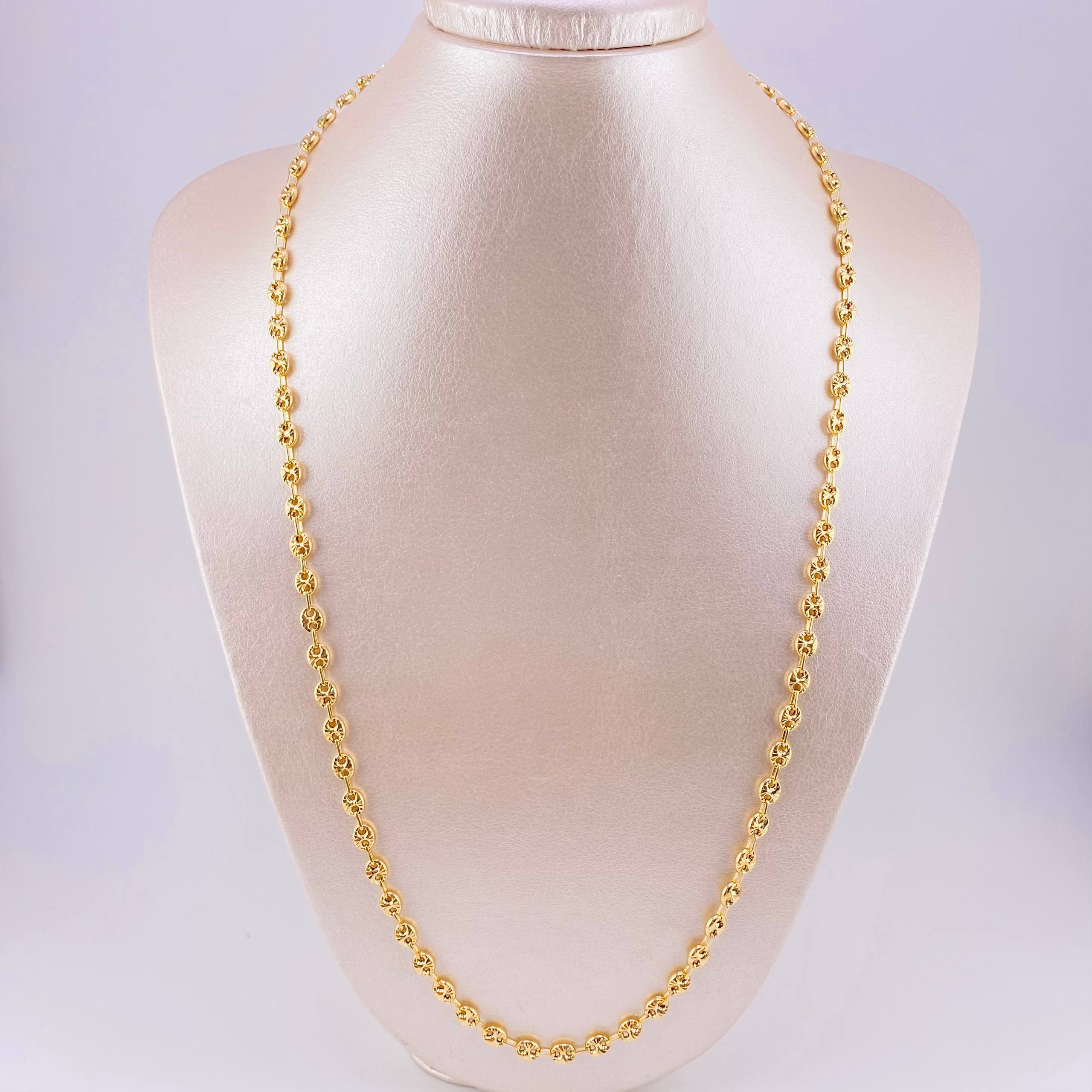 Cadena GC Diamantada 11.7g / 60cm / 4.85mm Oro Amarillo 18K