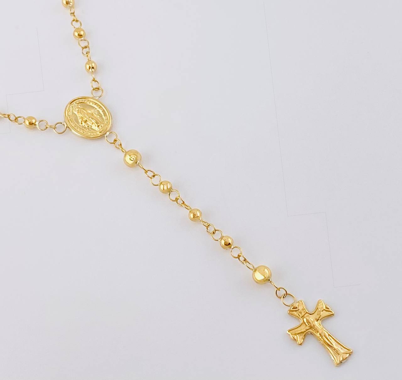 Rosario Virgen Milagrosa 6.8 g / 53.9 cm / 3 mm Oro Amarillo 18K
