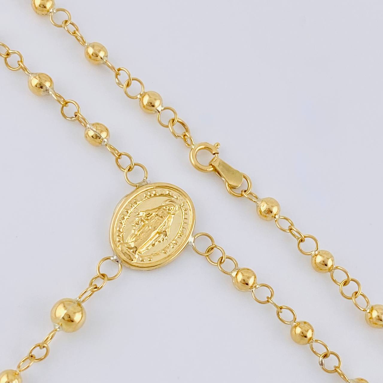 Rosario Virgen Milagrosa 6.8 g / 53.9 cm / 3 mm Oro Amarillo 18K