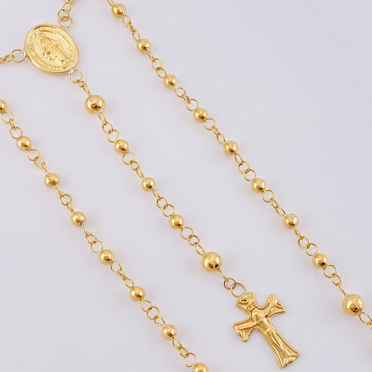 Rosario Virgen Milagrosa 6.8 g / 53.9 cm / 3 mm Oro Amarillo 18K