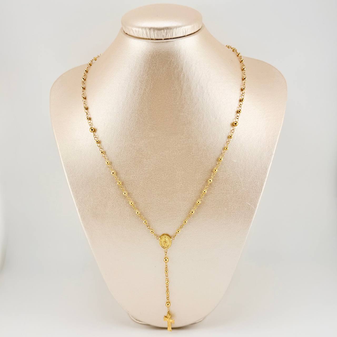 Rosario Virgen Milagrosa 6.8 g / 53.9 cm / 3 mm Oro Amarillo 18K