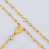 Rosario Virgen Milagrosa 5.85 g / 52 cm / 3 mm Tres Oros 18K