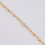 Rosario Virgen Milagrosa 6.4 g / 59.6 cm / 3 mm Tres Oros 18K
