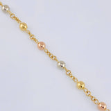 Pulso Denario Virgen Milagrosa 3.5 g / 17.2 cm / 4 mm Tres Oros 18K