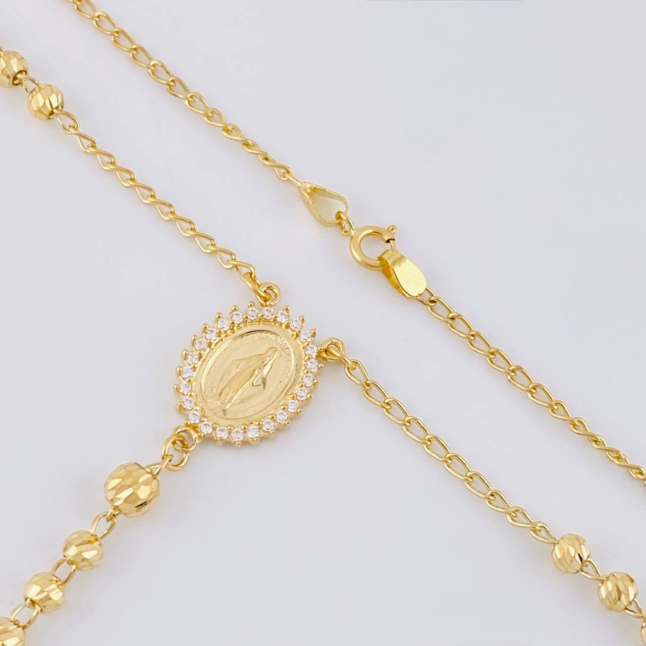 Rosario Virgen Milagrosa 8.65 g / 51.7 cm / 3 mm Oro Amarillo 18K