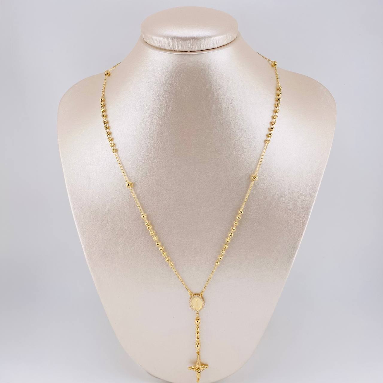 Rosario Virgen Milagrosa 8.65 g / 51.7 cm / 3 mm Oro Amarillo 18K