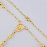 Rosario Virgen Milagrosa 7.45 g / 53.2 cm / 4 mm Oro Amarillo 18K