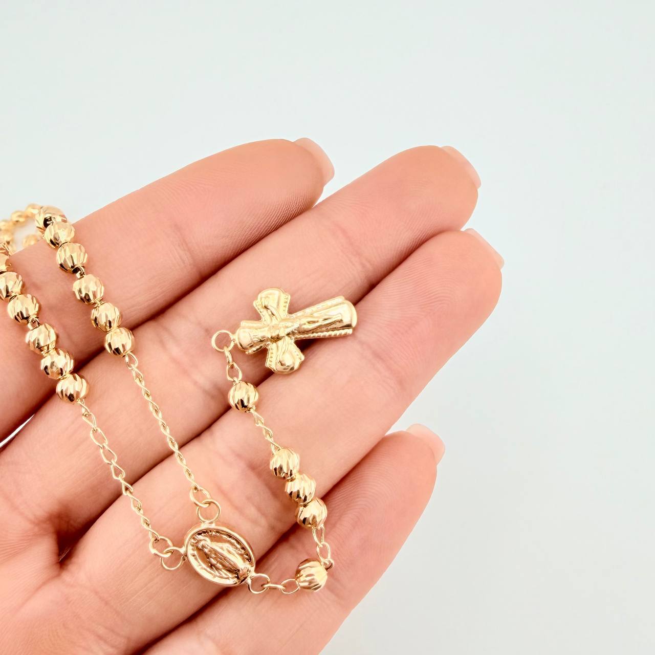 Rosario Virgen Milagrosa 7.45 g / 53.2 cm / 4 mm Oro Amarillo 18K