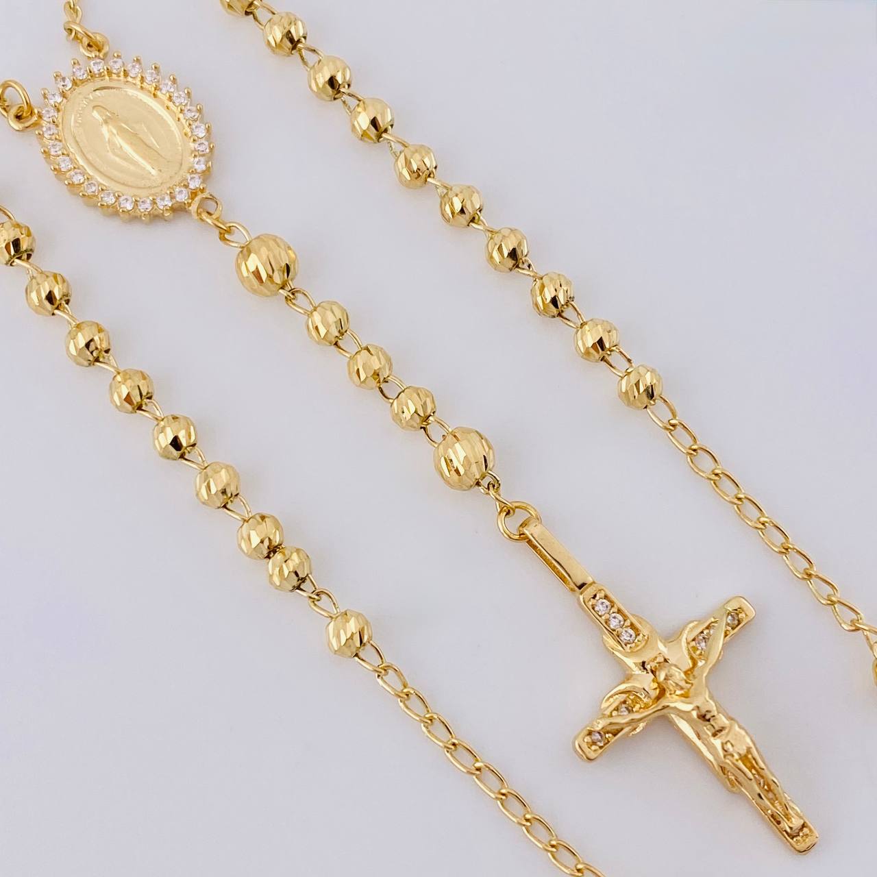 Rosario Virgen Milagrosa 8.65 g / 51.7 cm / 3 mm Oro Amarillo 18K