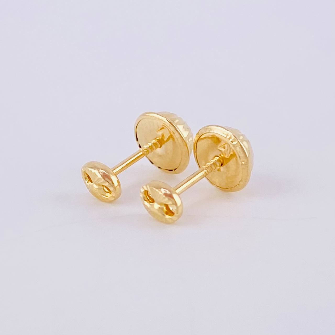 Topos Gc Diamantados 0.4 g / 3.7 mm Oro Amarillo 18K