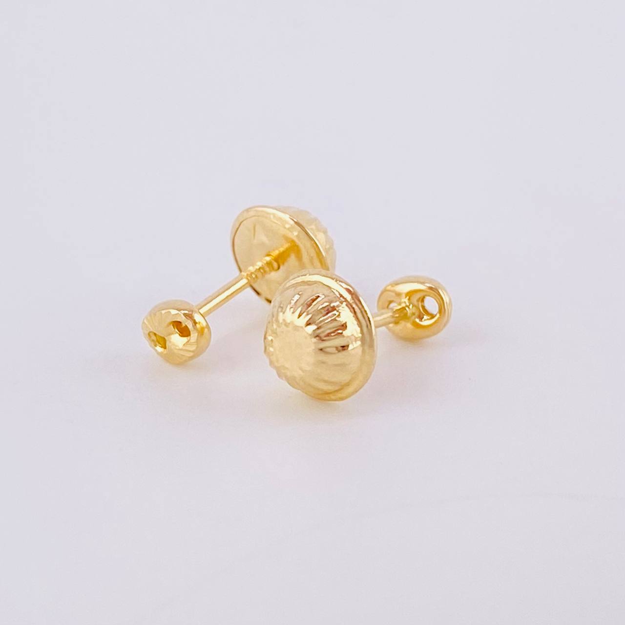 Topos Gc Diamantados 0.4 g / 3.7 mm Oro Amarillo 18K