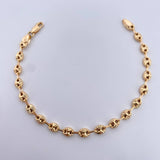Pulso GC 3.9gr / 19.8cm / 3mm Diamantada Oro Amarillo 18K &