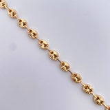 Pulso GC 4.35gr / 21.3cm / 4.2mm Diamantado Oro Amarillo 18K &