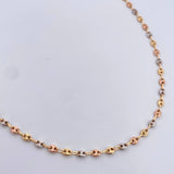 Cadena GC 6.7gr / 45cm / 3.4mm Tres Oros 18K