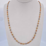 Cadena GC 6.6gr / 50.9cm / 3.3mm Diamantado Tres Oros 18K &
