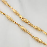Pulso Rustico Dubai 2.75 g / 19 cm / 3 mm Oro Amarillo 18K