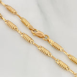 Pulso Rustico Barril 2.95 g / 20 cm / 3.5 mm Oro Amarillo 18K