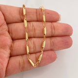 Pulso Rustico Barril 2.95 g / 20 cm / 3.5 mm Oro Amarillo 18K