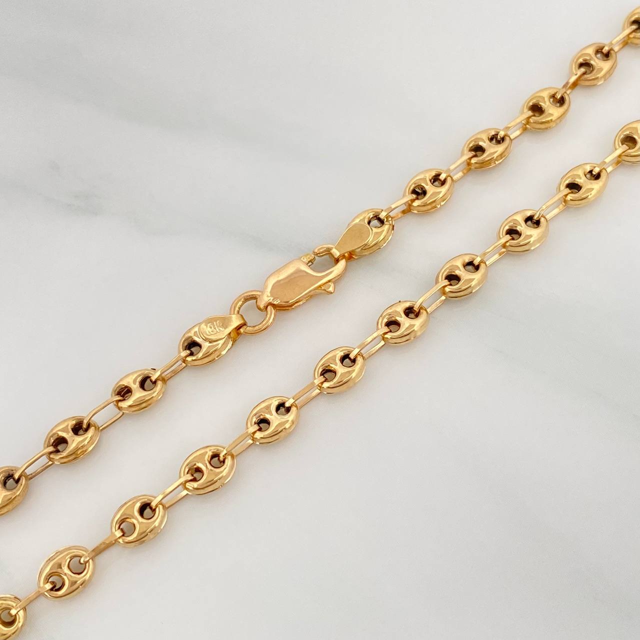 Tobillera Gc 3 g / 25 cm / 3.5 mm Oro Amarillo 18K