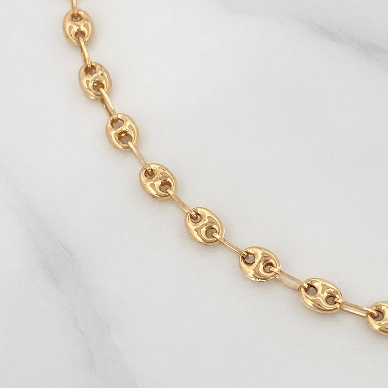 Tobillera Gc 3 g / 25 cm / 3.5 mm Oro Amarillo 18K