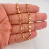 Tobillera Gc 3 g / 25 cm / 3.5 mm Oro Amarillo 18K