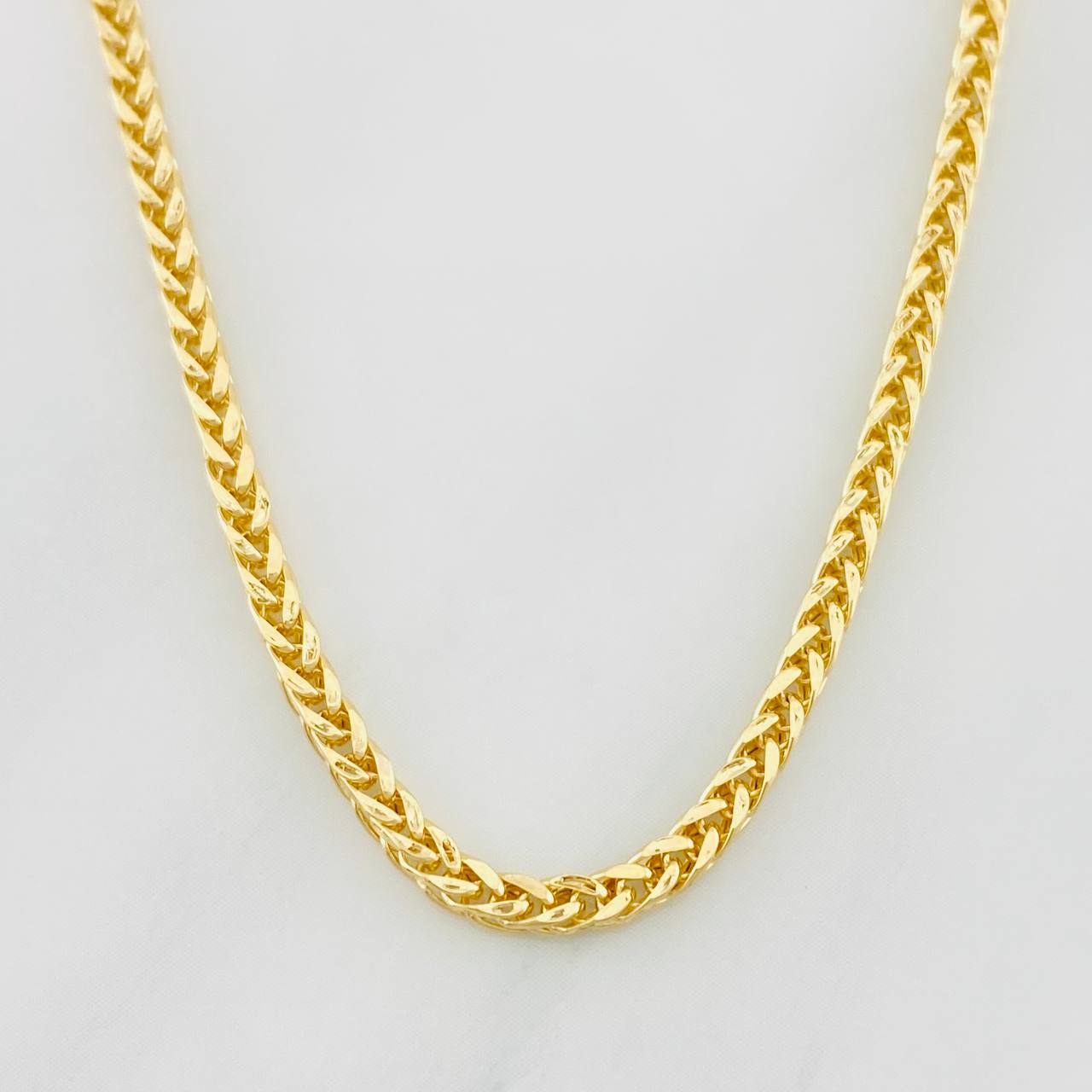 Cadena Franco 5.2g / 60cm / 1.7mm Oro Amarillo 18K