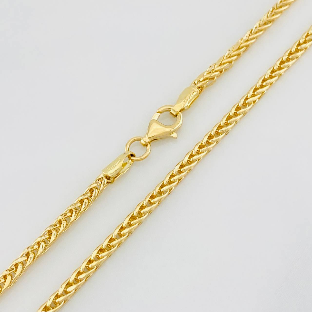 Cadena Franco 5.2g / 60cm / 1.7mm Oro Amarillo 18K