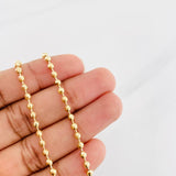 Pulso Militar 5.4g / 20cm / 2.8mm Oro Amarillo 18K