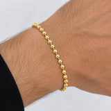 Pulso Militar 5.4g / 20cm / 2.8mm Oro Amarillo 18K