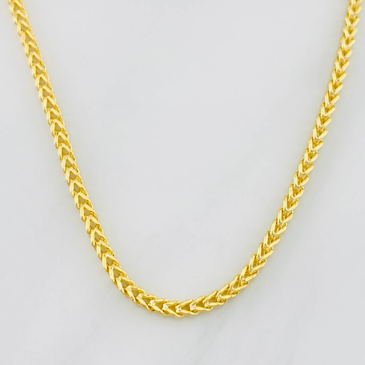 Cadena Franco 5.95g / 50cm / 2mm Oro Amarillo 18K