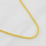 Cadena Franco 5.95g / 50cm / 2mm Oro Amarillo 18K