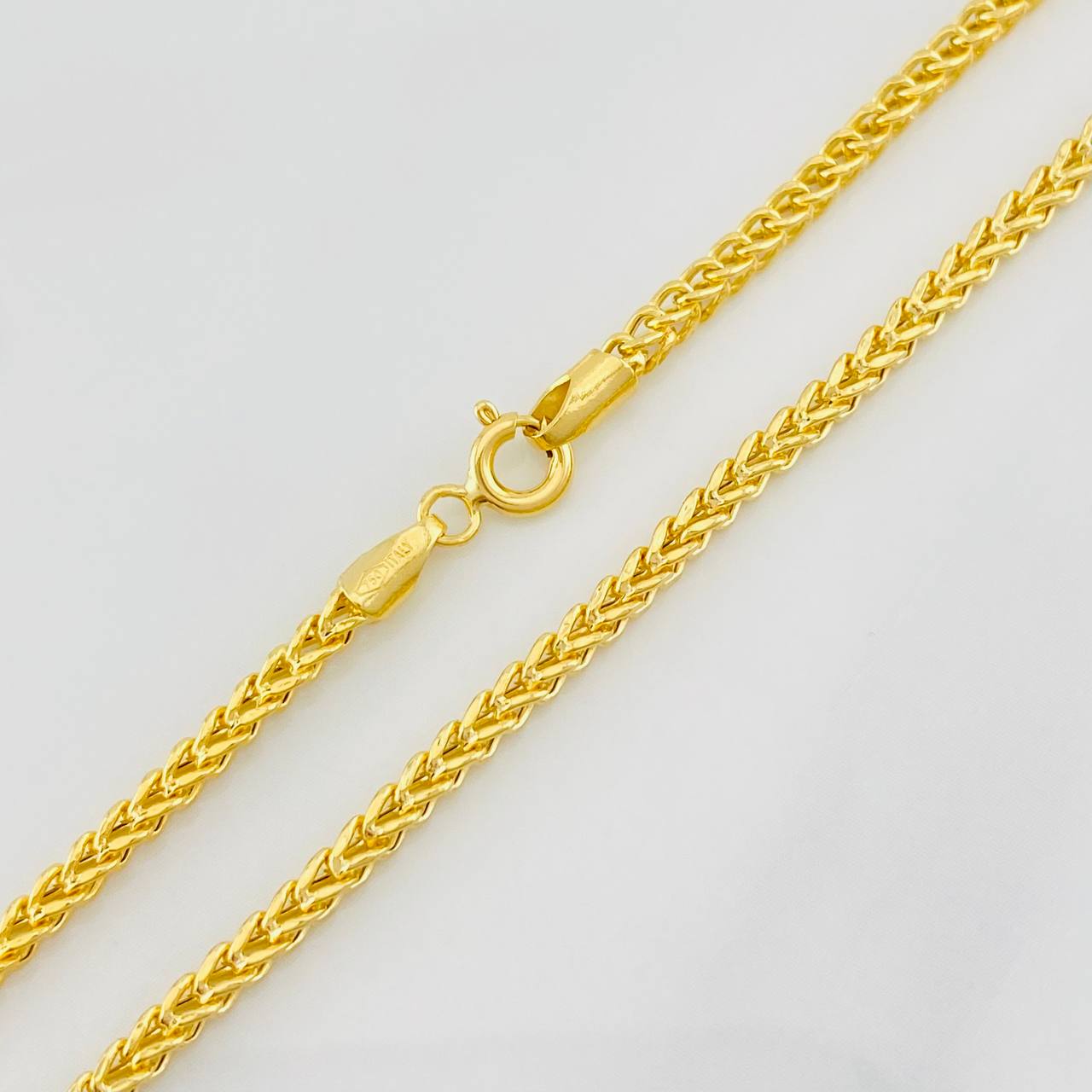 Cadena Franco 5.95g / 50cm / 2mm Oro Amarillo 18K